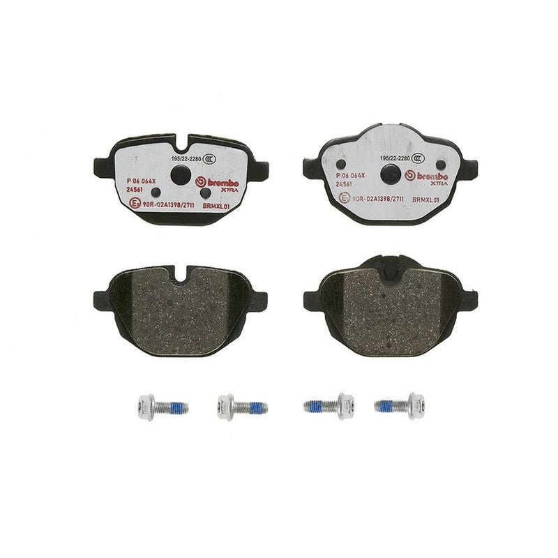 Brembo 4 x Rear Brake Pad Set P06064X