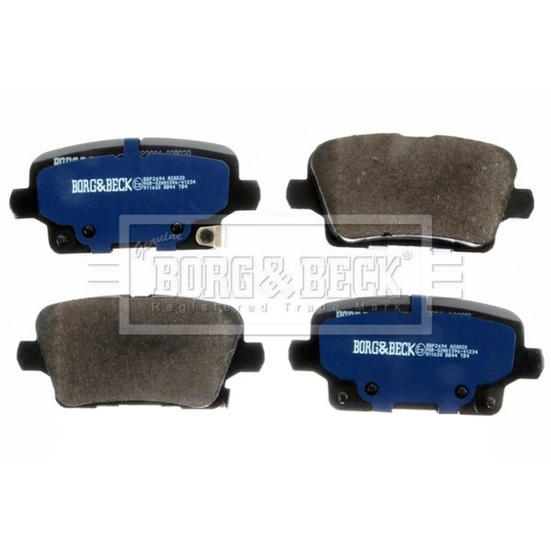 Borg & Beck 4 x Rear Brake Pad Set BBP2694