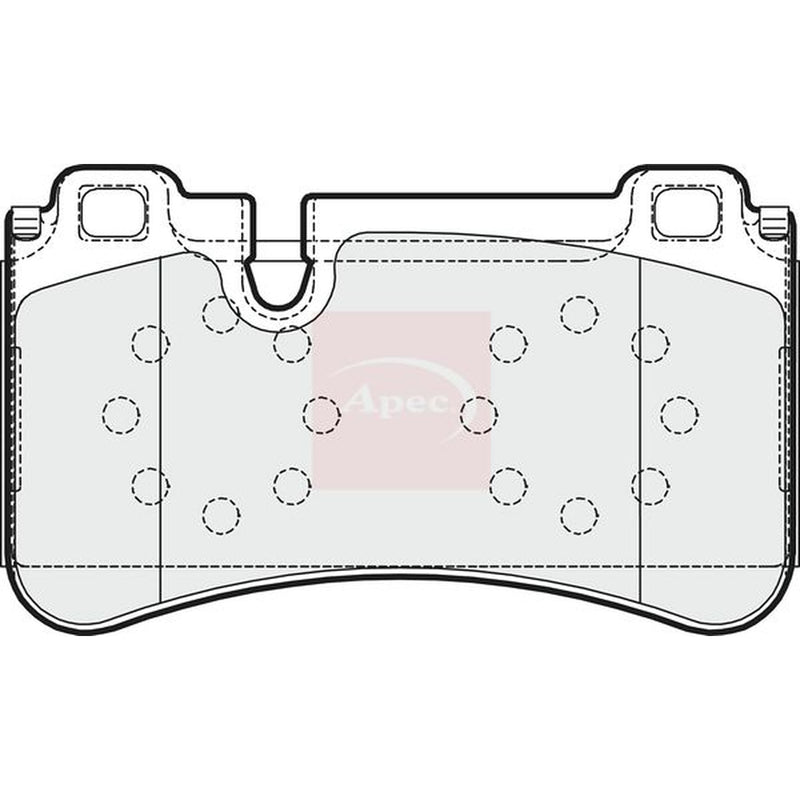 Apec Rear Brake Pad Set PAD1610