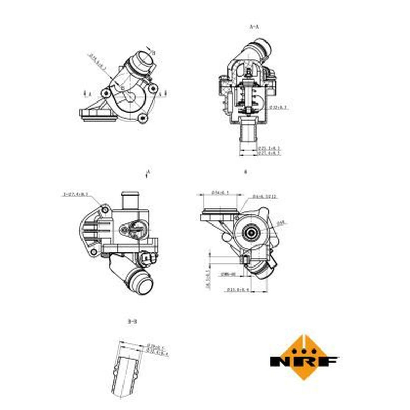 NRF Thermostat,Coolant 725028
