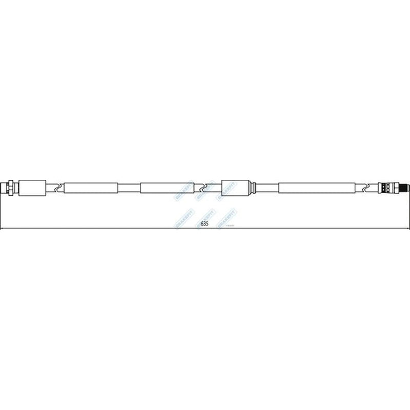 Apec Brake Hydraulic Hose Line Front BHO4217