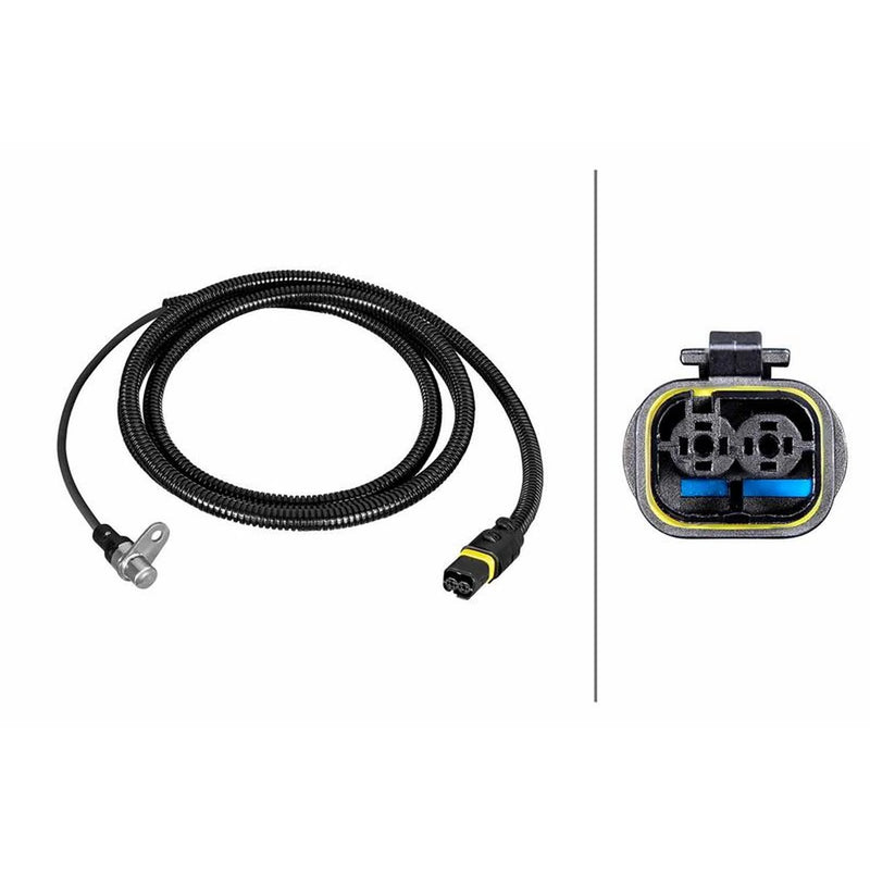 Hella ABS Wheel Speed Sensor Front Right 6PU 230 052-351