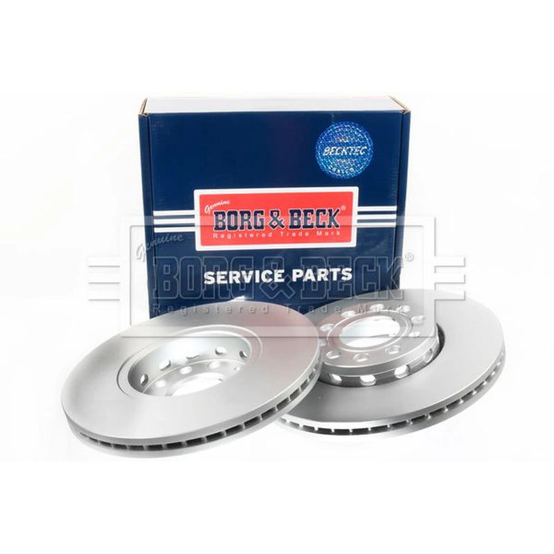Borg & Beck 2 x Front Brake Discs BBD4948