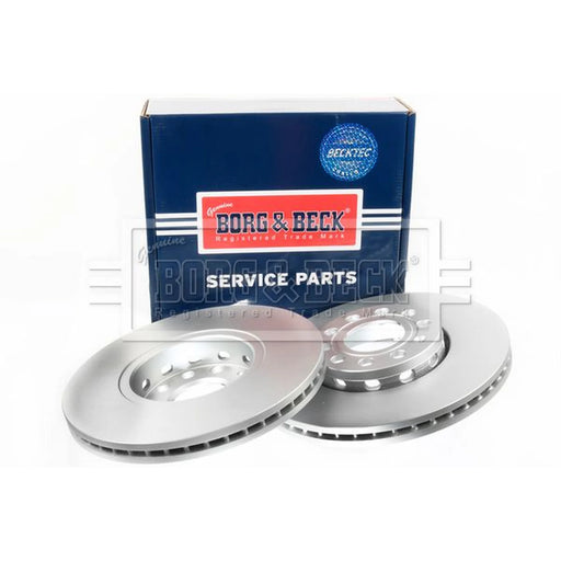 Borg & Beck 2 x Front Brake Discs BBD4948