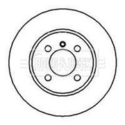 Borg & Beck 2 x Vented Front Brake Discs BBD4311