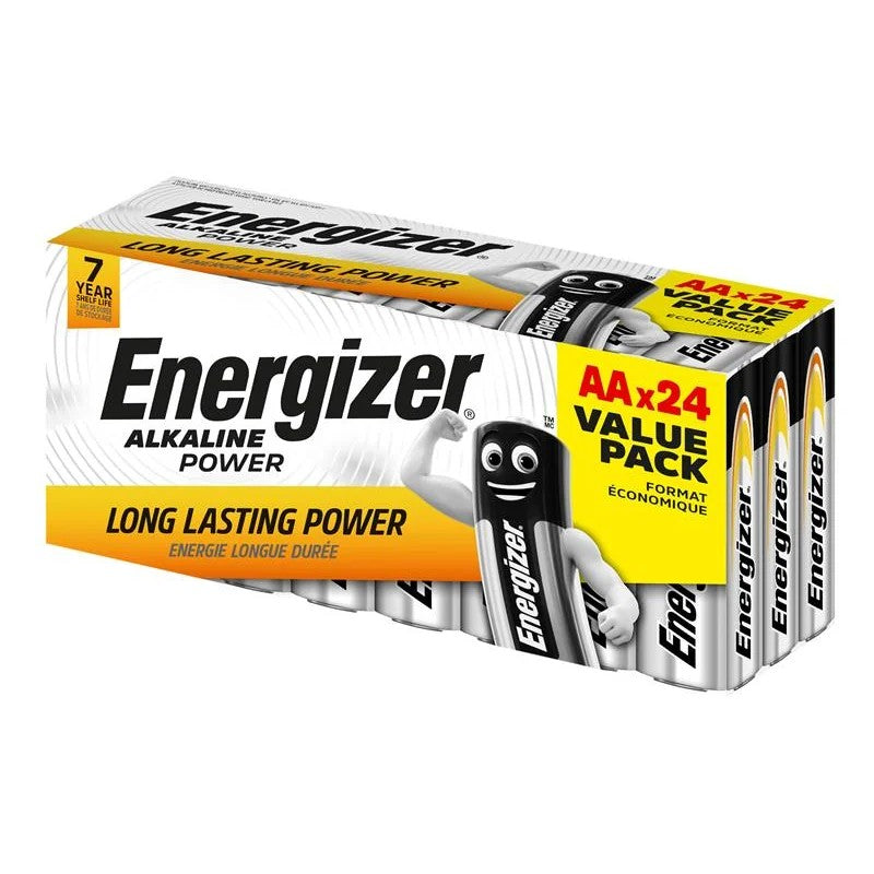 Energizer® AA Cell Alkaline Power Batteries (Pack 24) - S18552