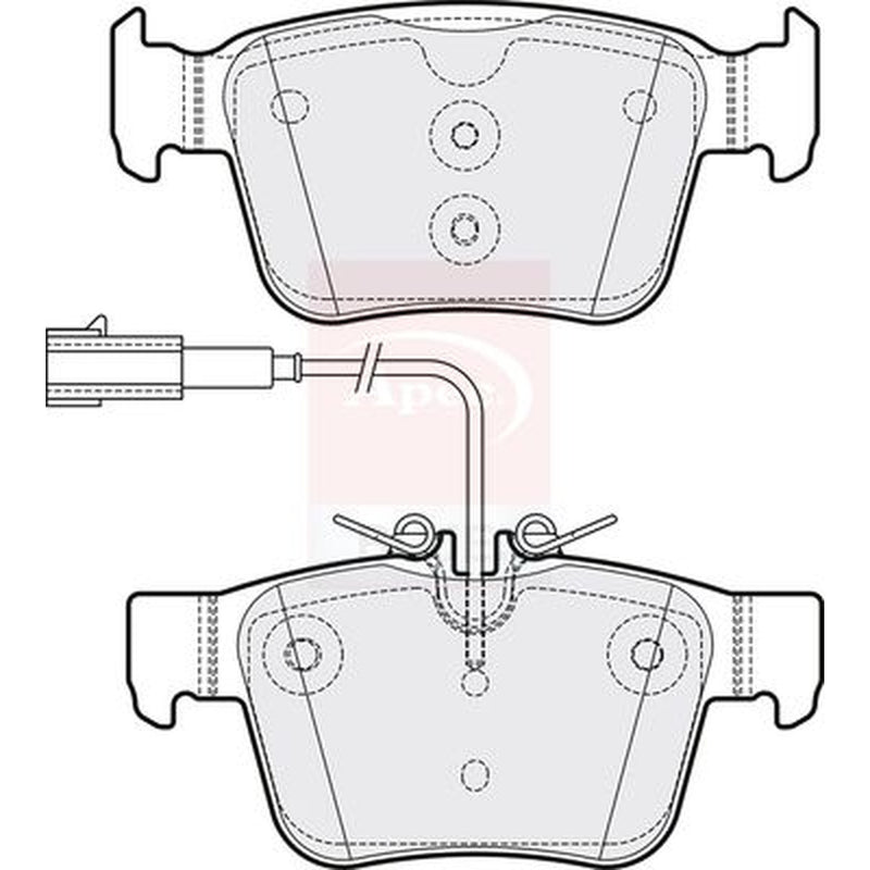 Apec Rear Brake Pad Set PD3891