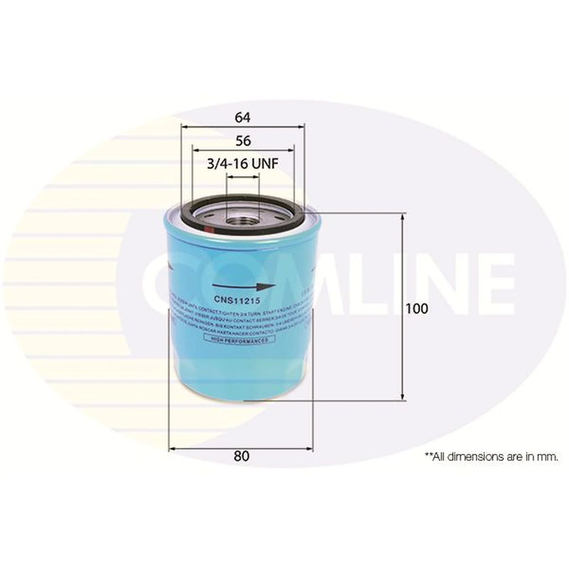 Comline Engine Oil Filter CNS11215