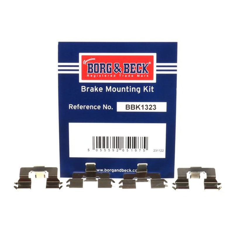Borg & Beck Brake Pad Accessory Fitting Kit Rear BBK1323