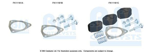 BM Catalysts FK11181B Soot/Particulate Filter Mounting Kit Fits Alfa Romeo 147 BM - Town Parts