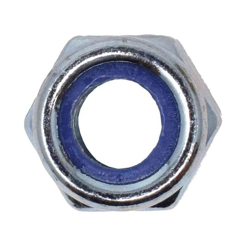 METALMATE® Type P Nylon Insert Nut ZP M5 (Box 100) - MEMNYLOCP05