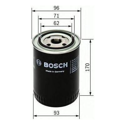 Genuine Bosch Cv Oil Filter P3010 (Hgv) Fits Vw Lt 31 - 2.7 - 75-80 0451203010 Bosch  - Town Parts