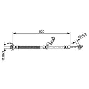 Bosch Brake Hydraulic Hose Line Front Right 1 987 481 868