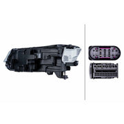 Hella Headlight Headlamp LED Right 1LX 354 867-041
