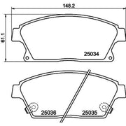 DON Front Brake Pad Set PCP1079
