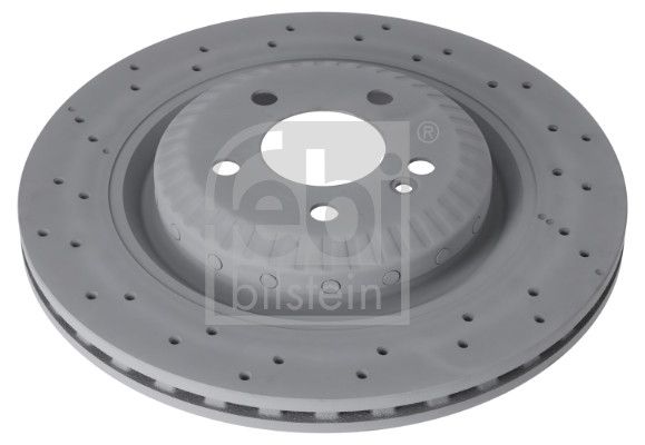 Febi 2 x Brake Disc Set Two-Piece Brake Disc Rear