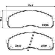 Mintex Front Brake Pad Set MDB3812
