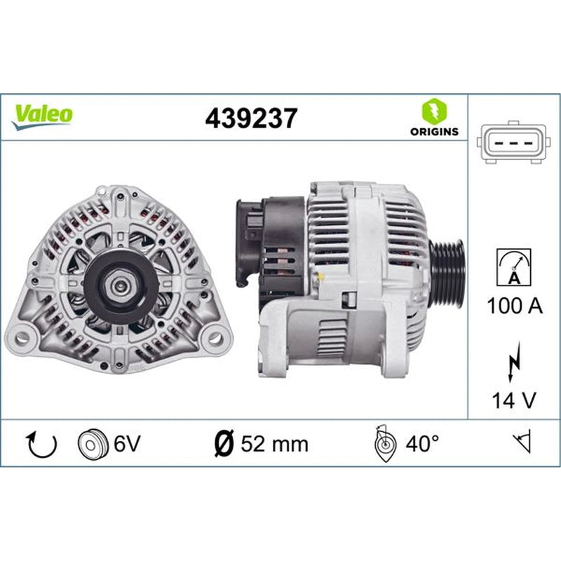 Valeo Car Alternator 12V 439237