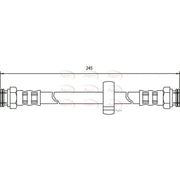 Apec Brake Hydraulic Hose Line Rear HOS3397