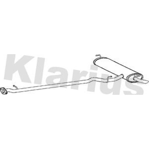 Klarius Box With Tail Pipe Rear DN661K