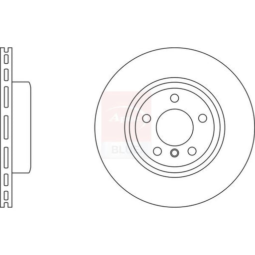 Apec 2 x Vented Front Brake Discs SDK6434