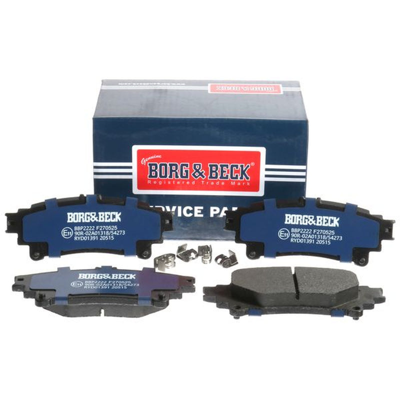 Borg & Beck 4 x Rear Brake Pad Set BBP2222