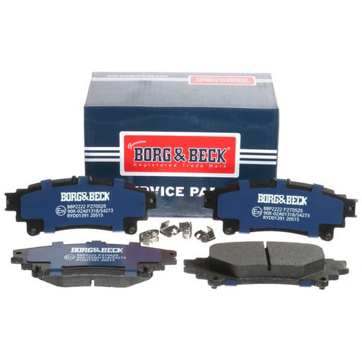 Borg & Beck 4 x Rear Brake Pad Set BBP2222