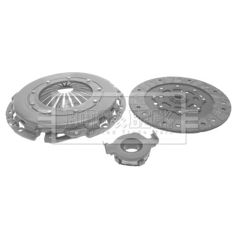 Borg & Beck Clutch Kit Set 3pc 229mm HK2112