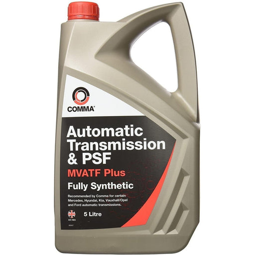 Comma Fully Synthetic Automatic Transmission & Power Steering Fluid Oil MVATF5L Comma  - Town Parts