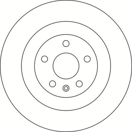 Abtex 2 x Vented Rear Brake Discs BD2160V