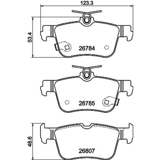 Mintex Rear Brake Pad Set MDB4336