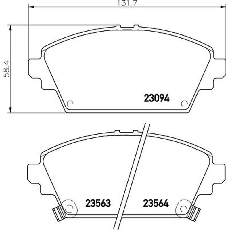 DON Front Brake Pad Set PCP1246