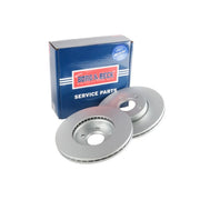 Borg & Beck 2 x Vented Front Brake Discs BBD4451