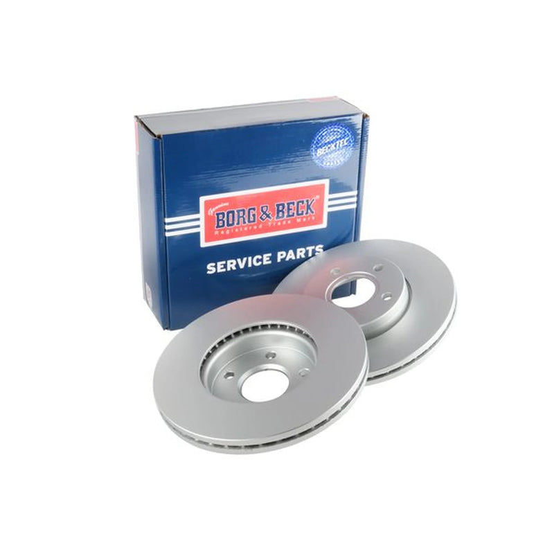 Borg & Beck 2 x Vented Front Brake Discs BBD4451