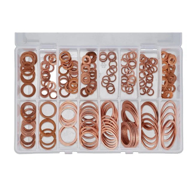 Connect Assorted Copper Sealing Washers Imperial Box 225pc - CPL