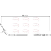Apec Handbrake Cable Right Rear CAB1550