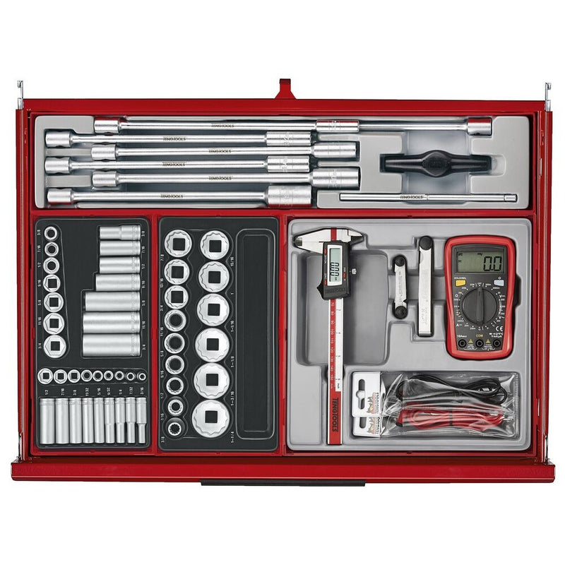 Teng Tools Mobile Tool Kit 1034 Pieces Red TKS26R1034T