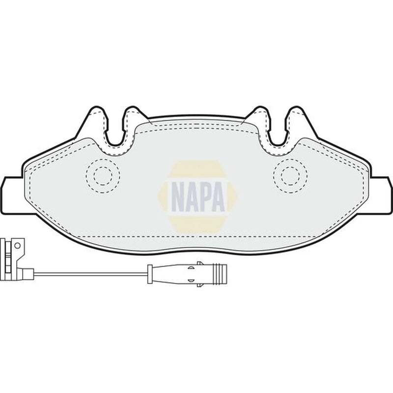 NAPA Front Brake Pad Set NBP1044