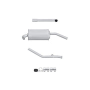 Hella End Silencer Rear 8LD 366 028-531