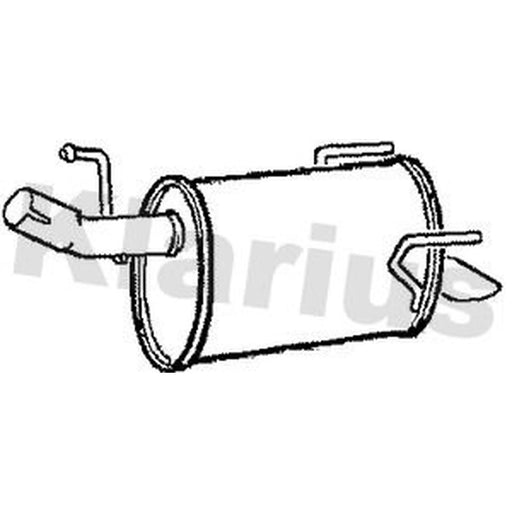 Klarius Box With Tail Pipe Rear GM470K