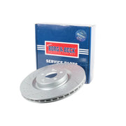 Borg & Beck 2 x Perforated/Vented Rear Brake Discs BBD6359S