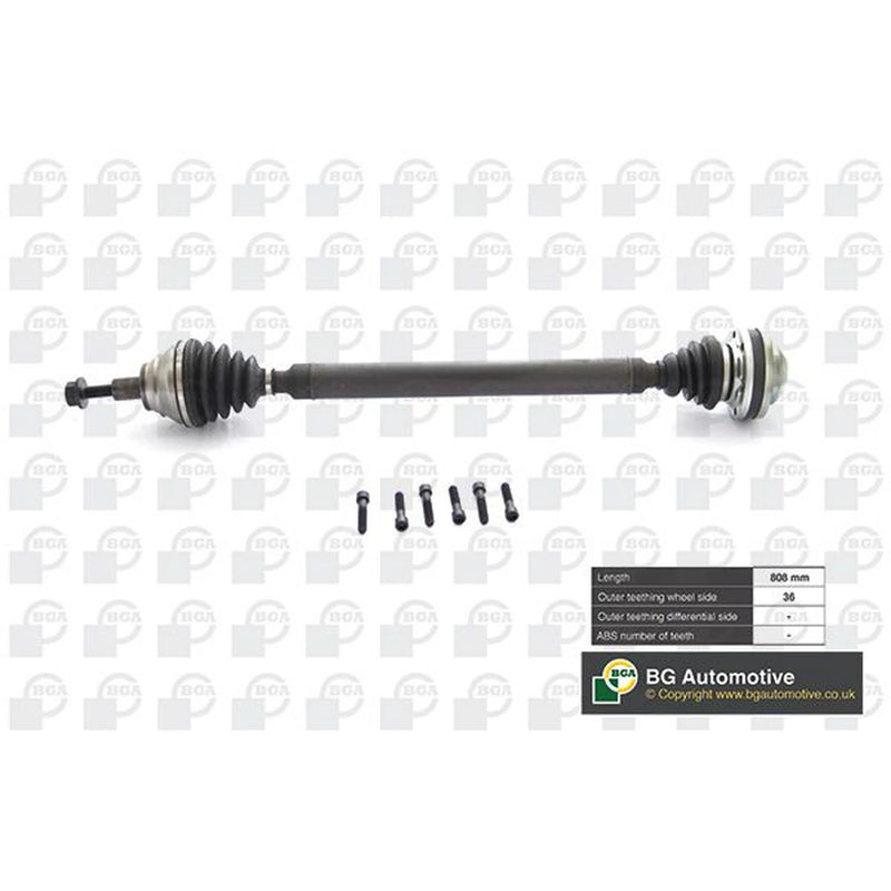 BGA CV Drive Shaft Driveshaft Front Right DS9631R