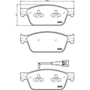 Mintex Front Brake Pad Set MDB3060