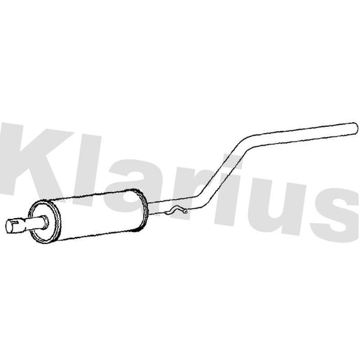 Klarius Box With Centre Pipe Centre VW640V