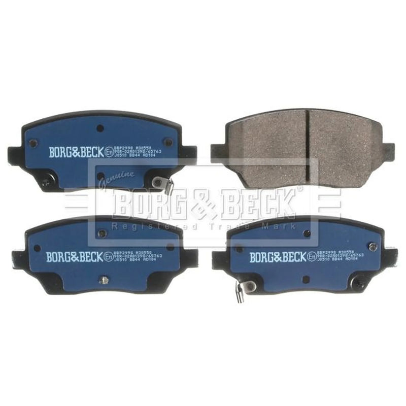 Borg & Beck 4 x Front Brake Pad Set BBP2998