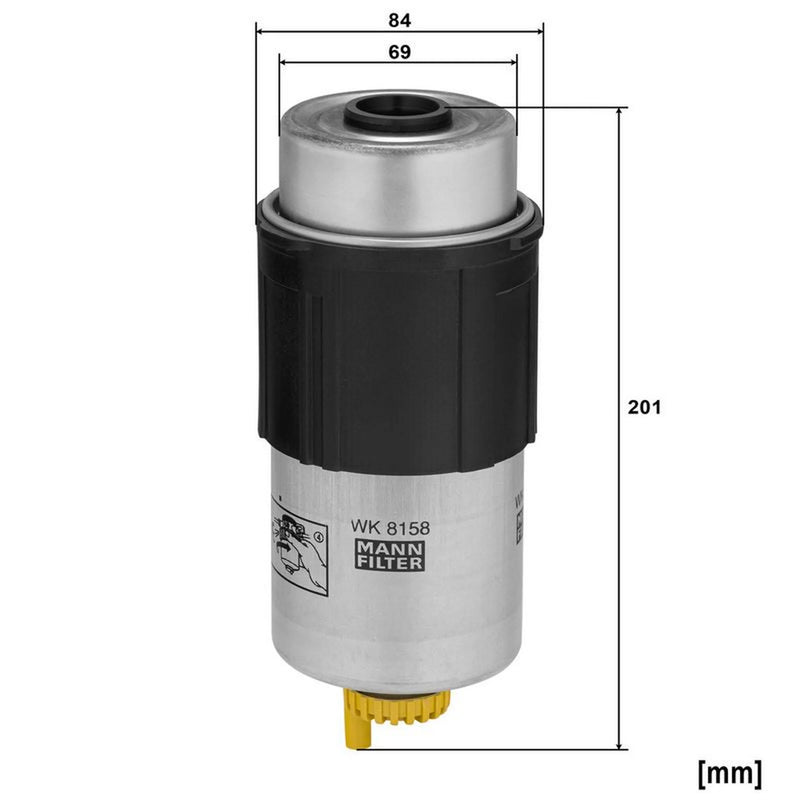 MANN-FILTER Fuel Filter Element WK 8158