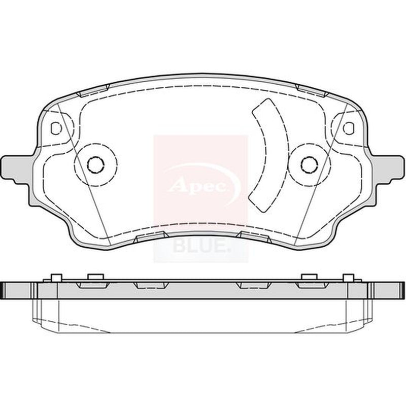 Apec Front Brake Pad Set PD3946