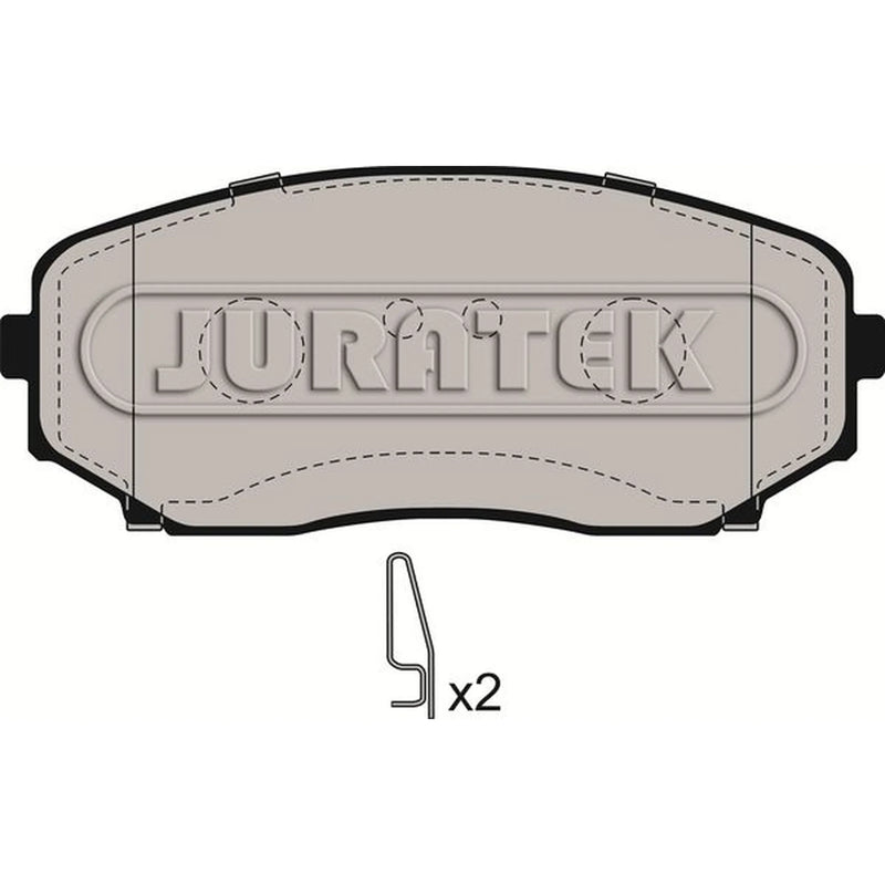 Juratek Front Brake Pad Set JCP191