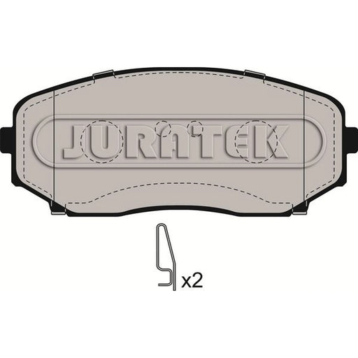 Juratek Front Brake Pad Set JCP191