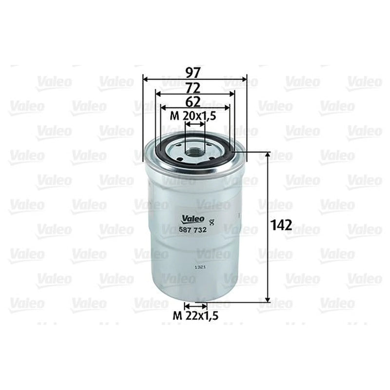 Valeo Fuel Filter Element 587732